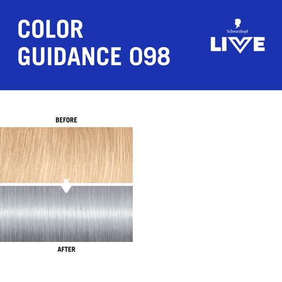 Schwarzkopf LIVE Ultra Brights 98 Steel Silver