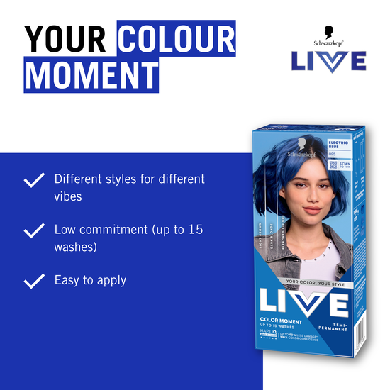 Schwarzkopf LIVE Ultra Brights 95 Electric Blue