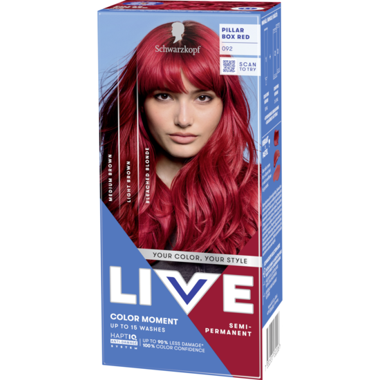 Schwarzkopf LIVE Ultra Brights 92 Pillar Box Red