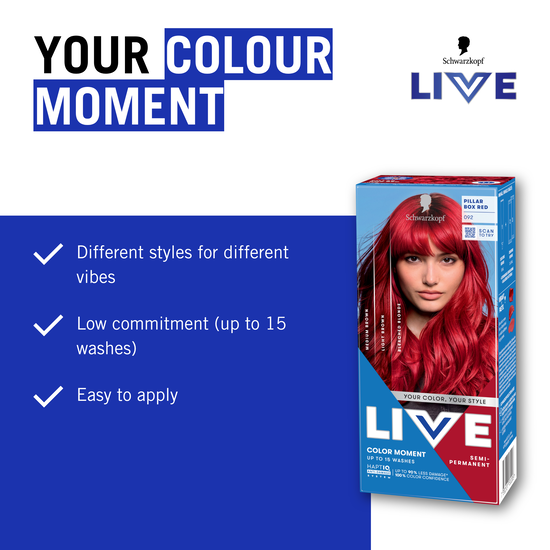 Schwarzkopf LIVE Ultra Brights 92 Pillar Box Red