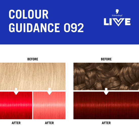 Schwarzkopf LIVE Ultra Brights 92 Pillar Box Red