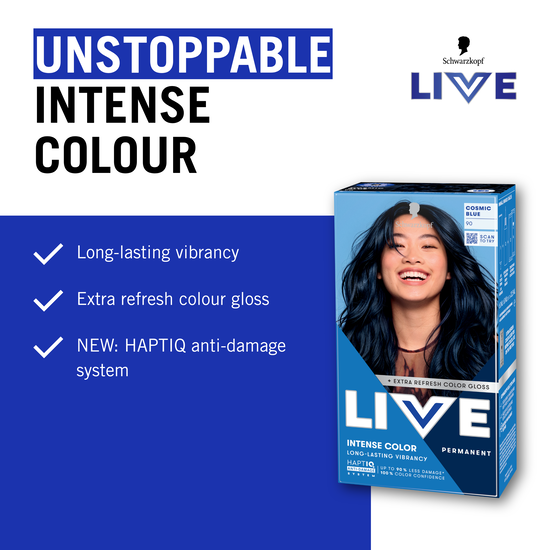 Schwarzkopf LIVE Intense Color 90 Cosmic Blue