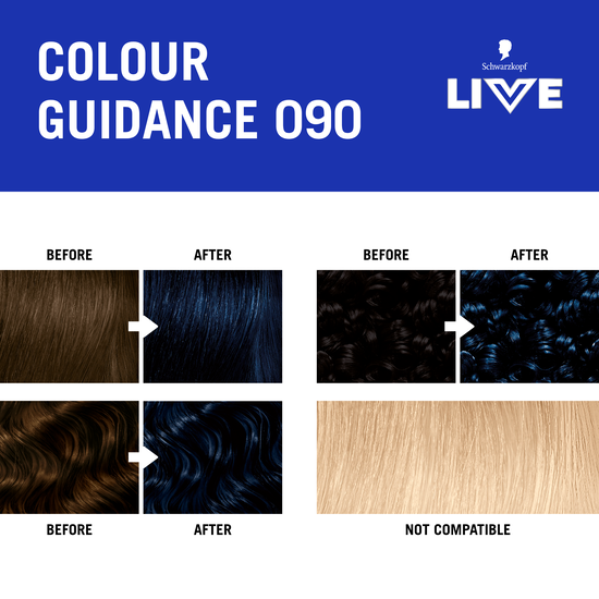 Schwarzkopf LIVE Intense Color 90 Cosmic Blue