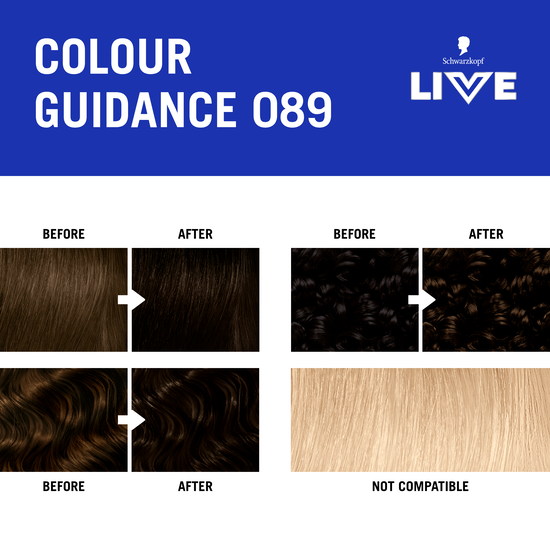 Schwarzkopf LIVE Intense Color 89 Bitter Sweet Chocolate