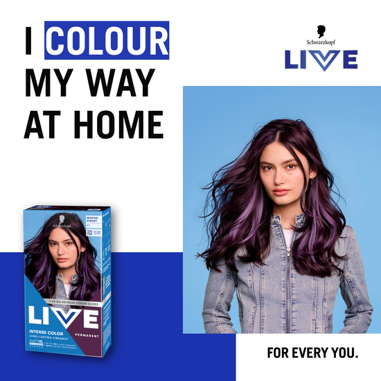 Schwarzkopf LIVE Intense Color 87 Mystic Violet