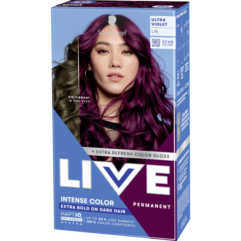 Schwarzkopf LIVE Intense Color L76 Ultra Violet