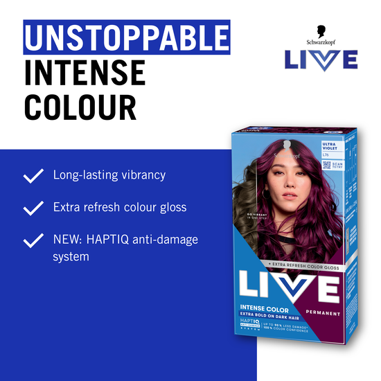 Schwarzkopf LIVE Intense Color L76 Ultra Violet