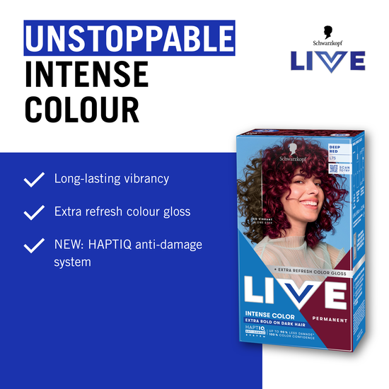 Schwarzkopf LIVE Intense Color L75 Deep Red
