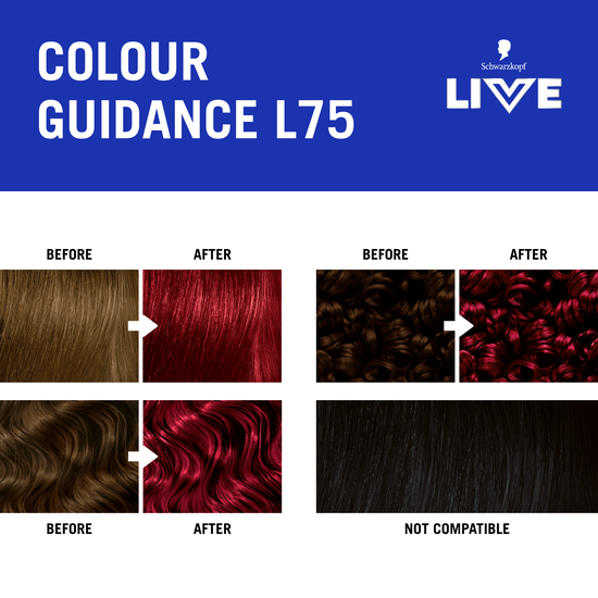 Schwarzkopf LIVE Intense Color L75 Deep Red
