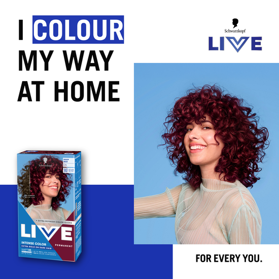 Schwarzkopf LIVE Intense Color L75 Deep Red