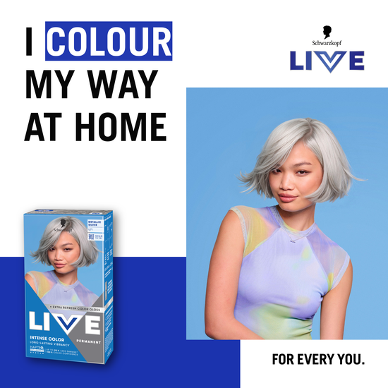Schwarzkopf LIVE Intense Color U71 Metallic Silver