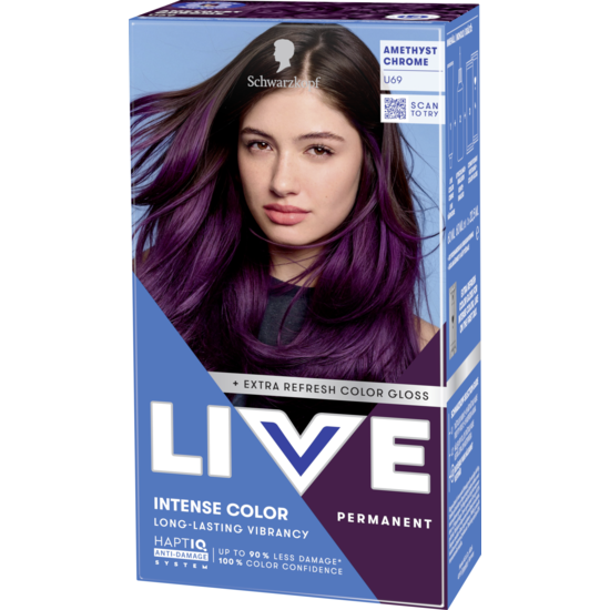 Schwarzkopf LIVE Intense Color U69 Amethyst Chrome