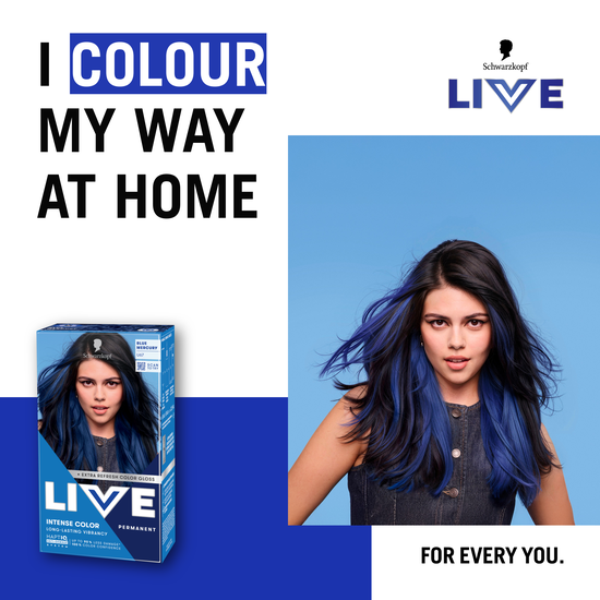 Schwarzkopf LIVE Intense Color U67 Blue Mercury