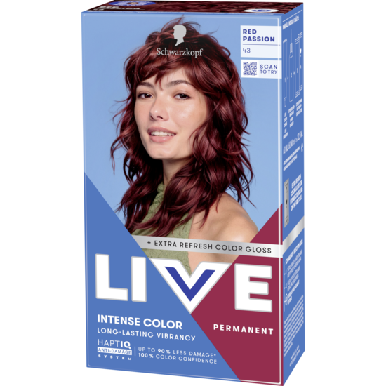 Schwarzkopf LIVE Intense Color 43 Red Passion