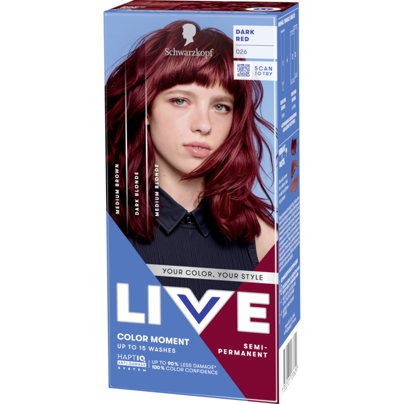 Schwarzkopf LIVE Ultra Brights 026 Dark Red
