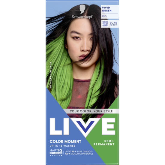 Schwarzkopf LIVE Ultra Brights 024 Vivid Green