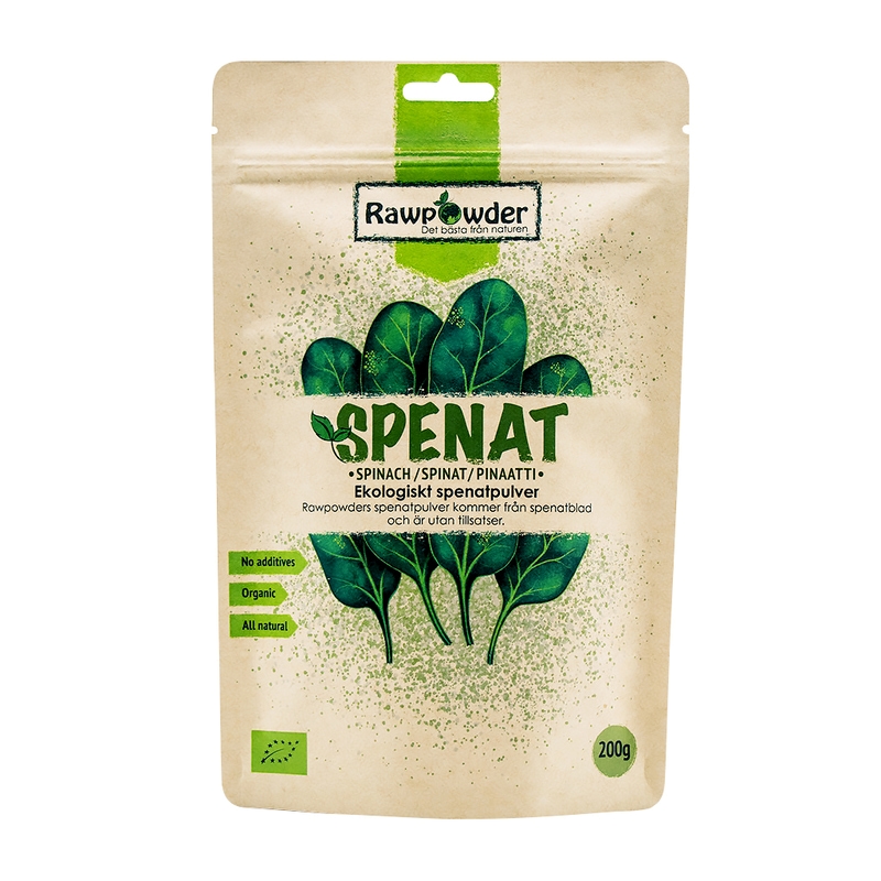Rawpowder Spenatpulver EKO 200 g