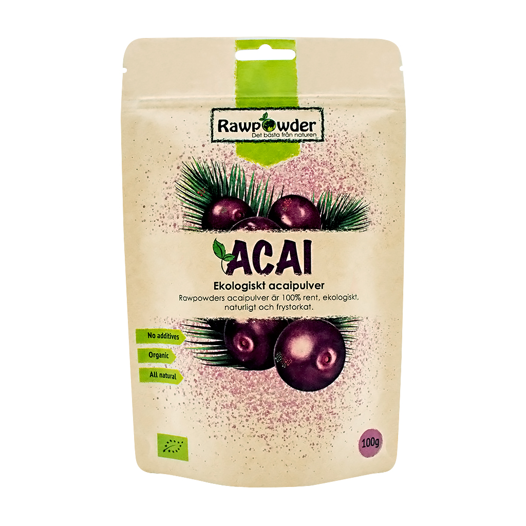 Rawpowder Acaibär Pulver EKO 100 g