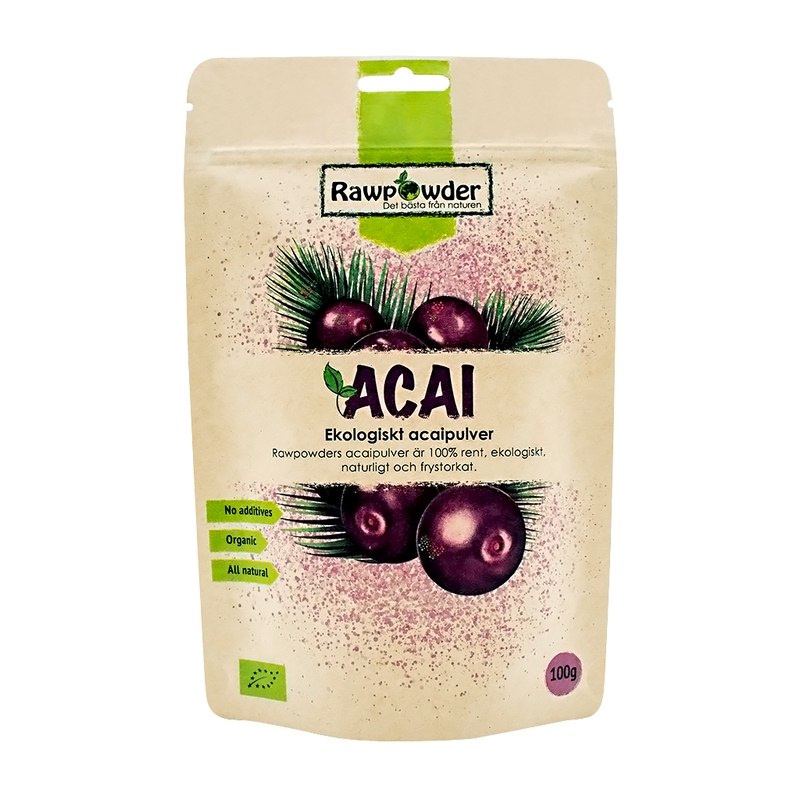 Rawpowder Acaibär Pulver EKO 100 g