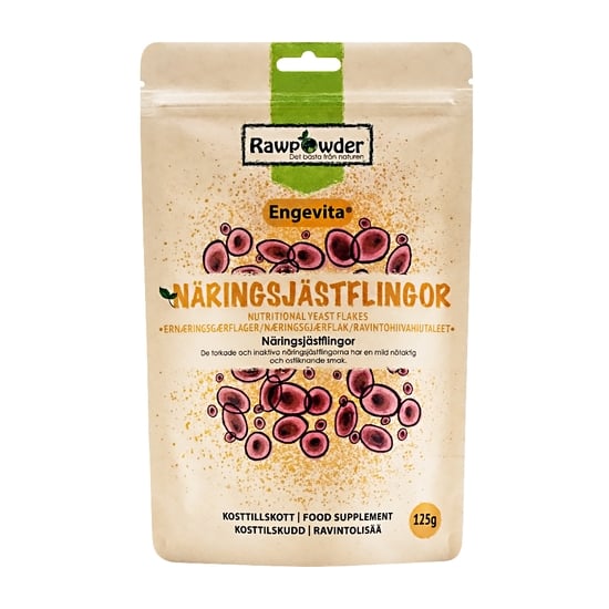 Rawpowder Näringsjästflingor Engevita 125 g