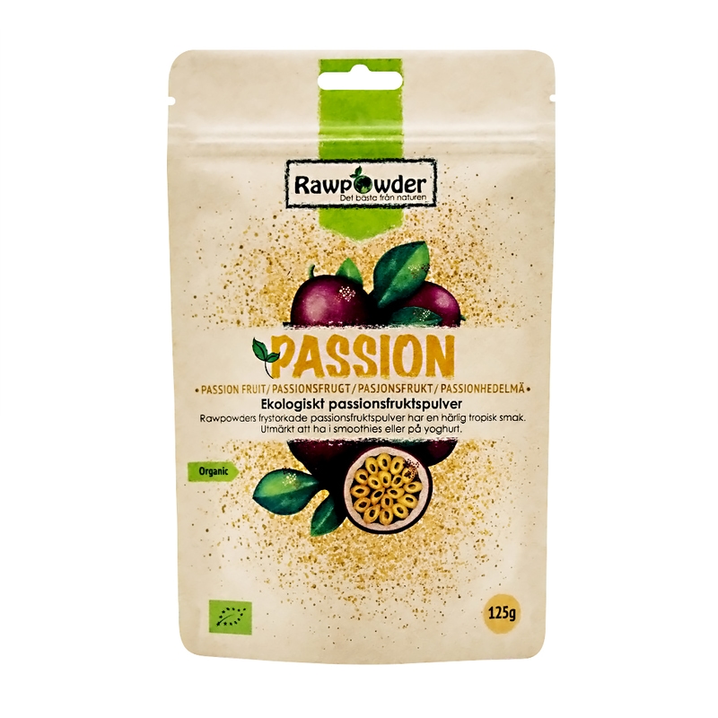 Rawpowder Passionsfruktpulver EKO 125 g