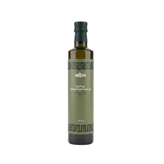 HELLSA Extra Jungfruolivolja Glasflaska 500 ml