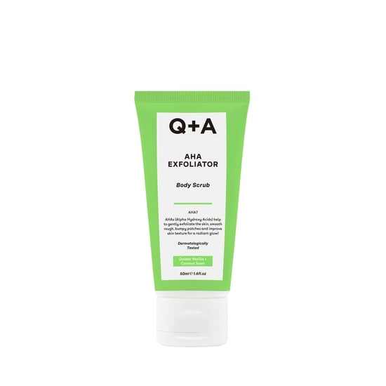 Q+A AHA Exfoliator Body Scrub Mini 50 ml