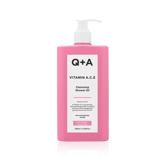 Q+A Vitamin A.C.E Cleansing Shower Oil 250 ml