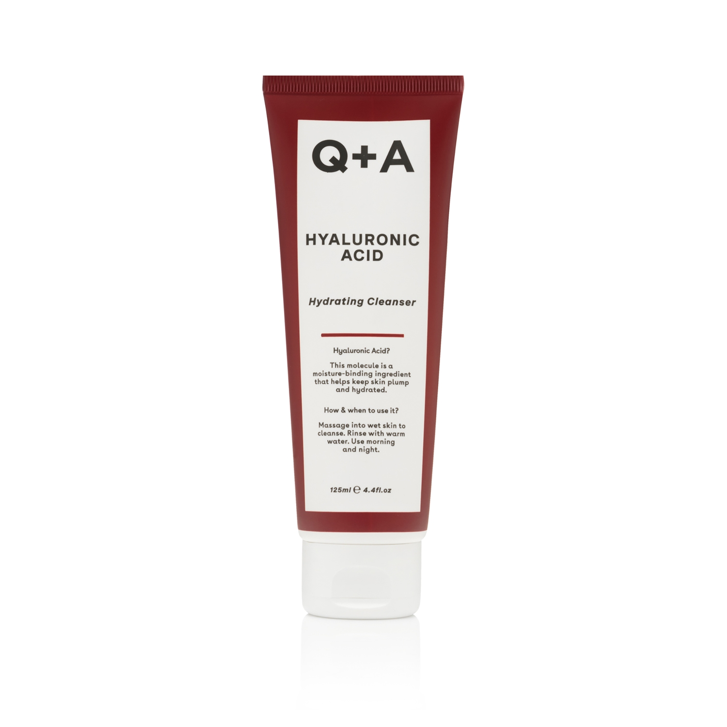 Alternativ bild 1 för Q+A Hyaluronic Acid Gel Cleanser 125 ml