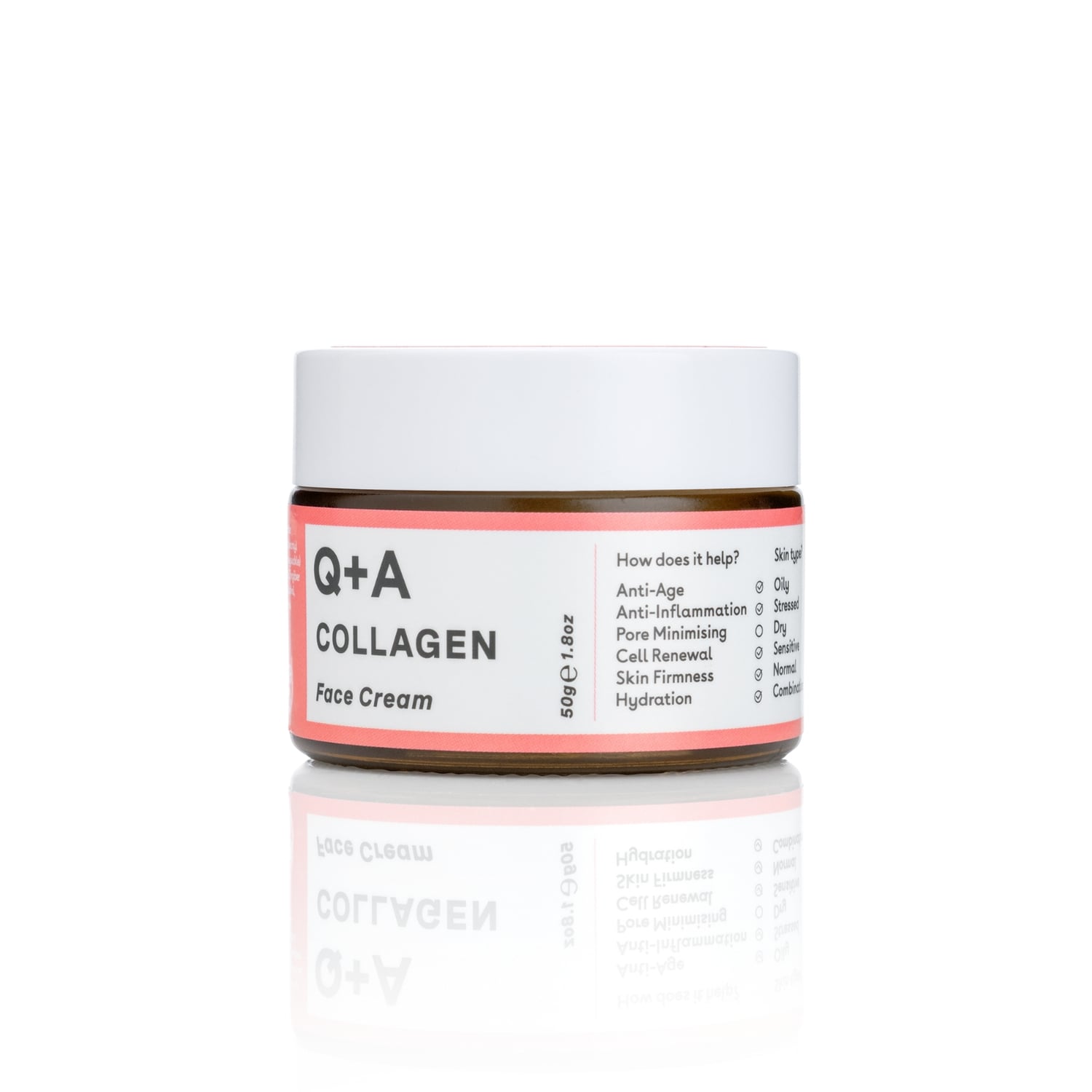 Alternativ bild 1 för Q+A Collagen Face Cream  50 g