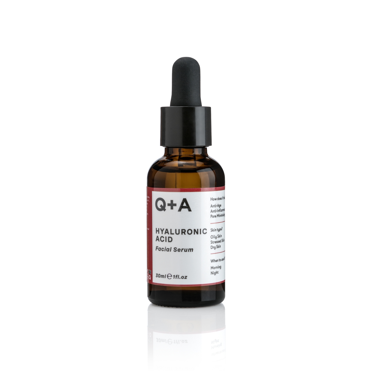 Alternativ bild 1 för Q+A Hyaluronic Acid Facial Serum  30 ml