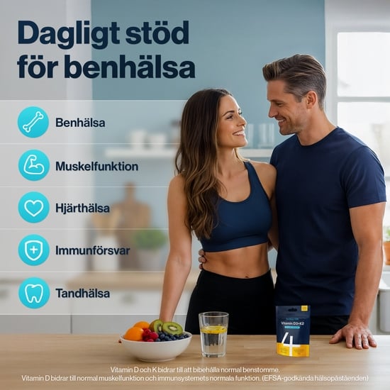 4HIM&HER Vitamin D3 + K2 365 tabletter