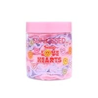Sunkissed Love Hearts Soap & Scrub Blackcurrant 250g
