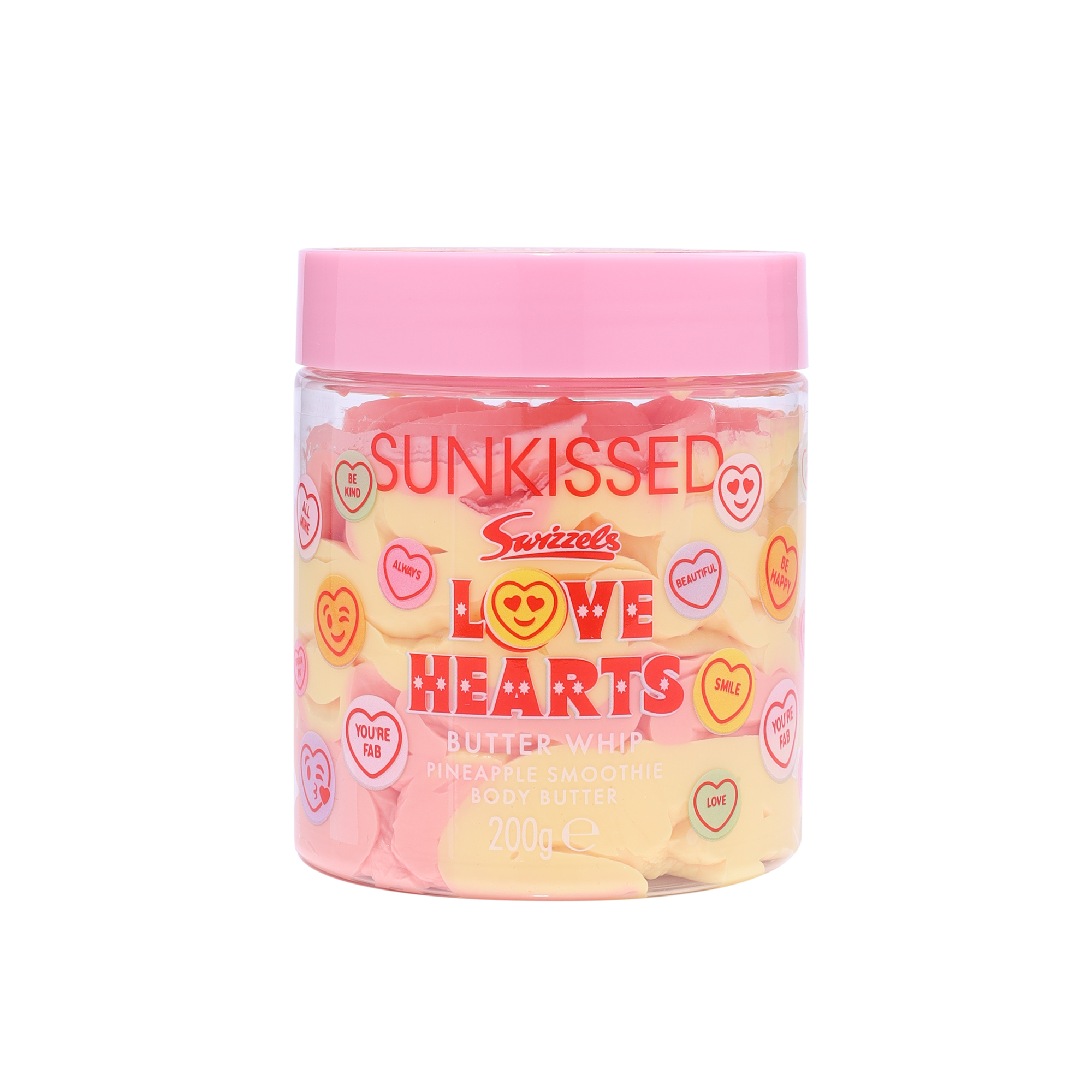 Sunkissed Love Hearts Butter Whip Pineapple Smoothie 200g