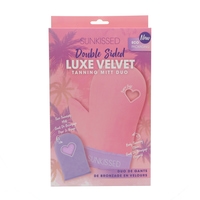 Sunkissed Double Sided Velvet Tanning Mitt Duo Card Packaging 2 st