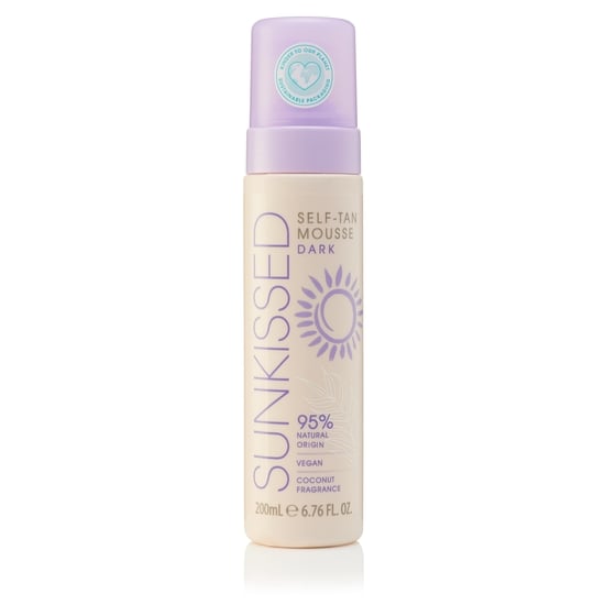 Sunkissed Self Tan Mousse Dark 200 ml 