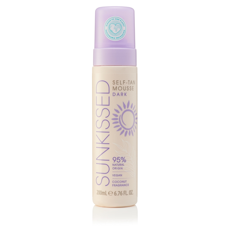 Sunkissed Self Tan Mousse Dark 200 ml