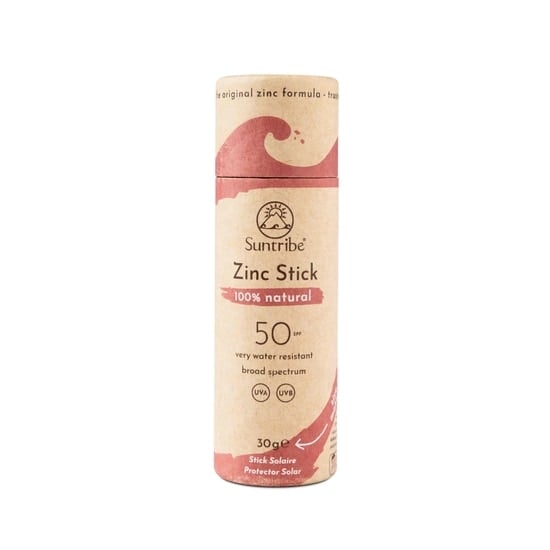 Suntribe Solstift Zink med Naturliga Mineraler SPF50 Röd 30 g