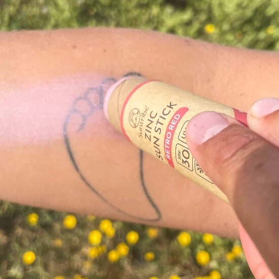 Suntribe Solstift Zink med Naturliga Mineraler SPF50 Röd 30 g