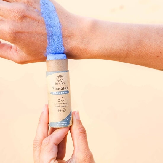 Suntribe Solstift Zink med Naturliga Mineraler SPF50 Blå 30 g