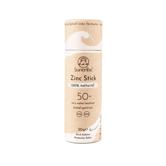 Suntribe Solstift Zink med Naturliga Mineraler SPF50 Vit 30 g