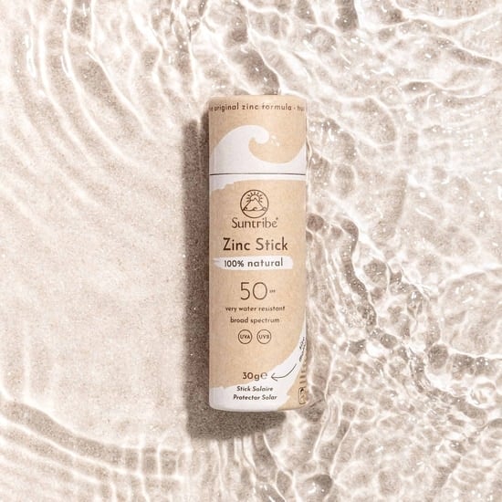 Suntribe Solstift Zink med Naturliga Mineraler SPF50 Vit 30 g
