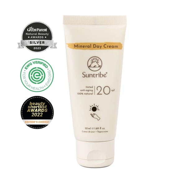 Suntribe Dagkräm med Naturliga Mineraler SPF20 Tonad 50 ml
