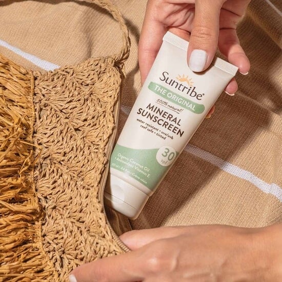 Suntribe Solkräm med Naturliga Mineraler SPF30 100 ml
