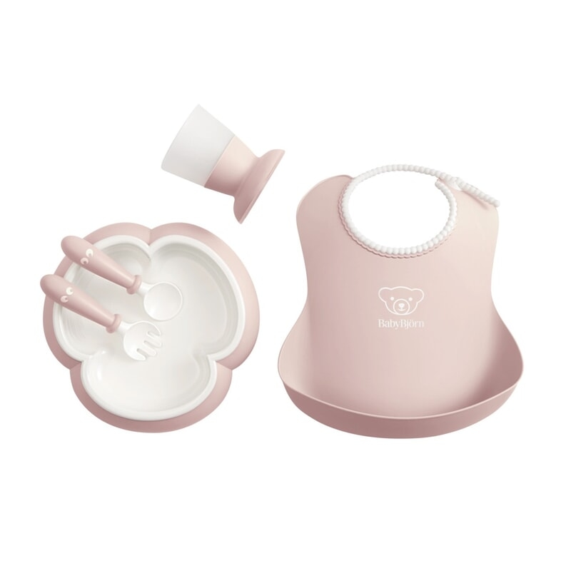 BabyBjörn Middagsset 5 delar Rosa