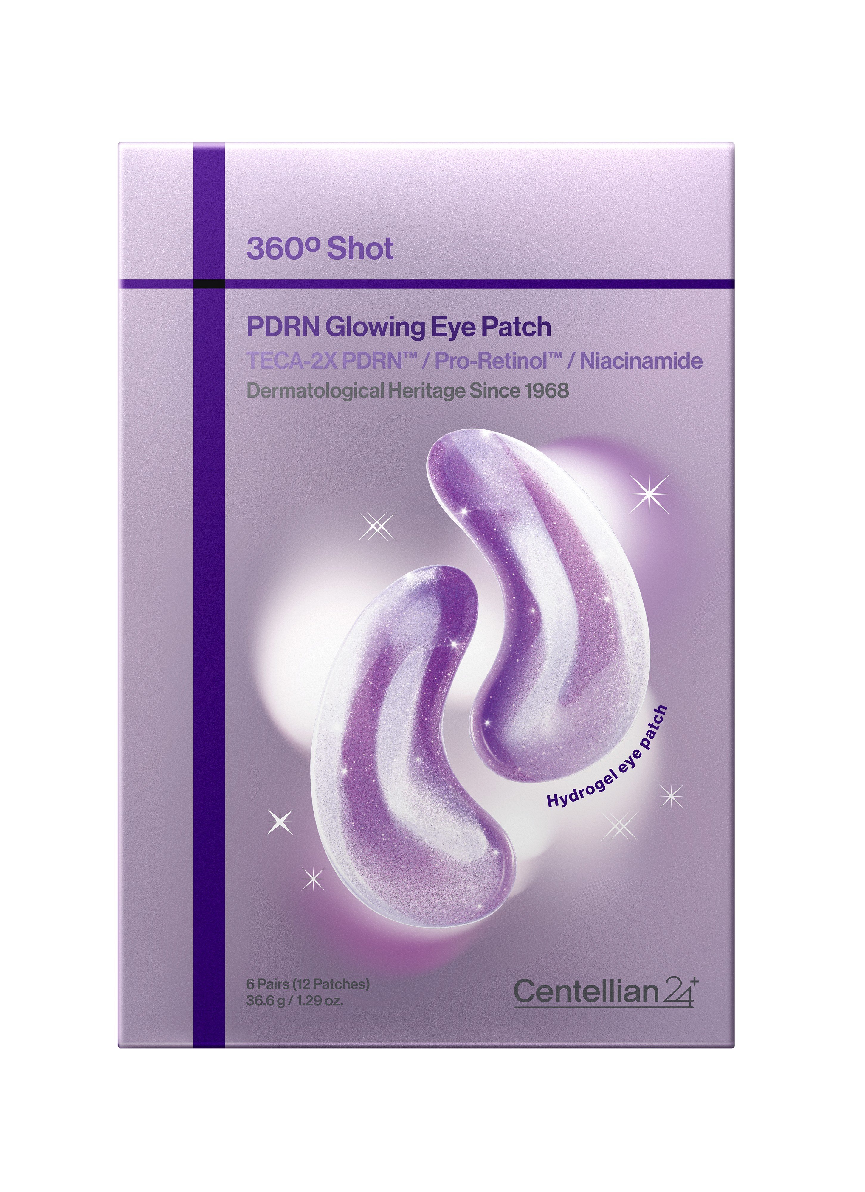 Centellian24 360º Shot PDRN glowing eye patch 6 st