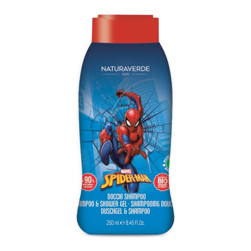 Naturaverde Kids Spiderman Shampoo & Shower Gel 250 ml