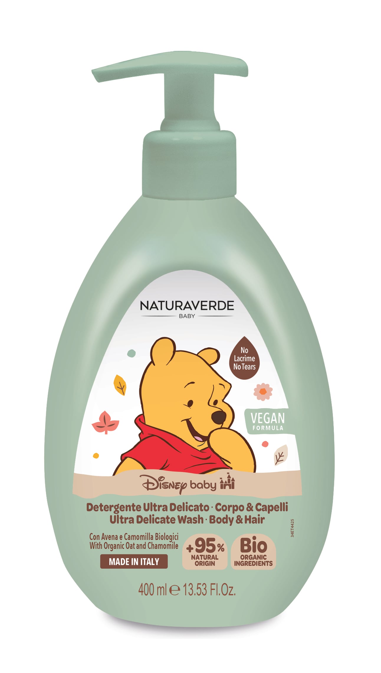 Naturaverde Baby Winnie The Pooh Body & Hair Wash 400 ml