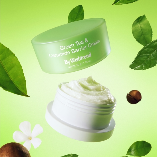 By Wishtrend Green Tea & Ceramide Barrier Cream 50 g