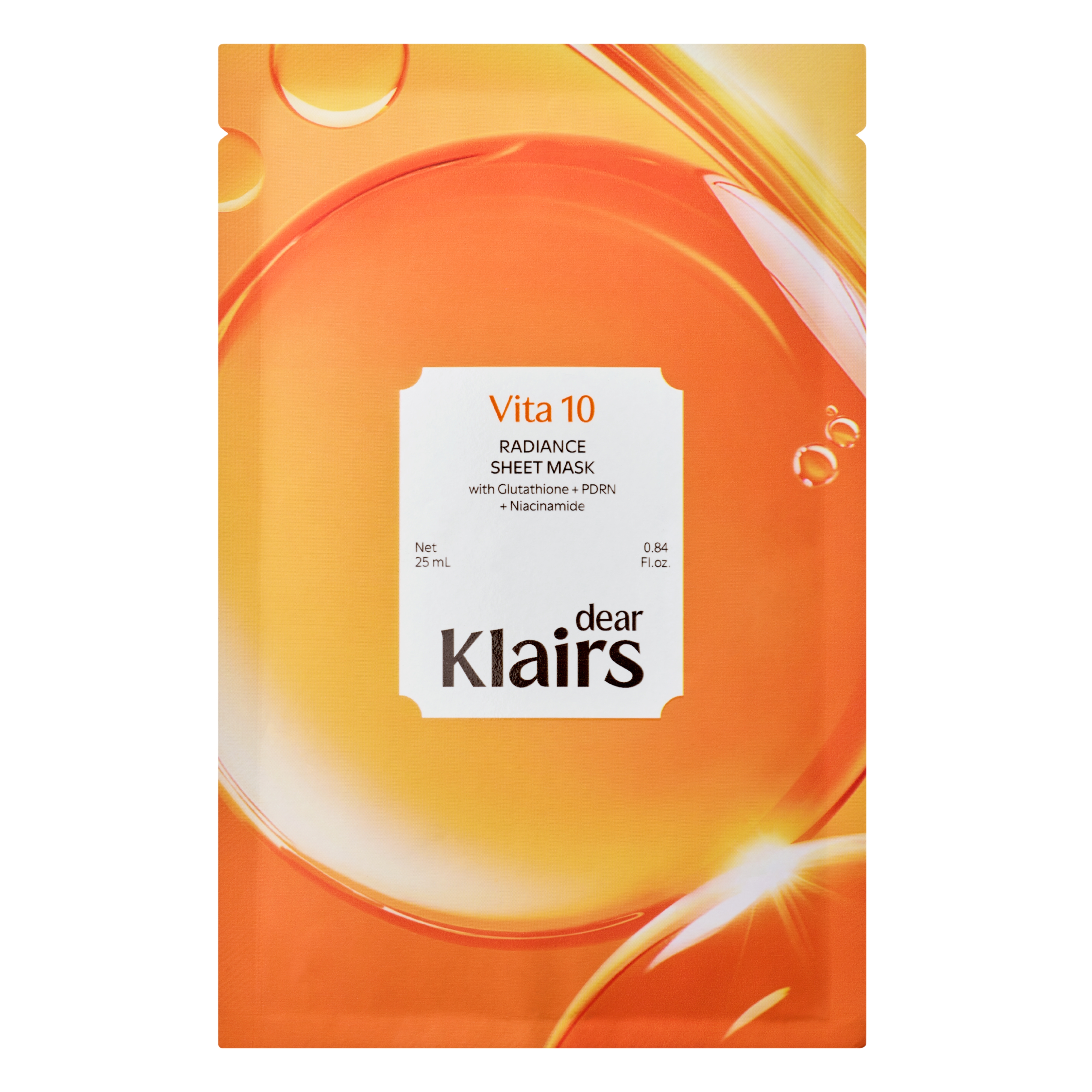 KLAIRS Vita 10 Radiance Sheet Mask 25 ml